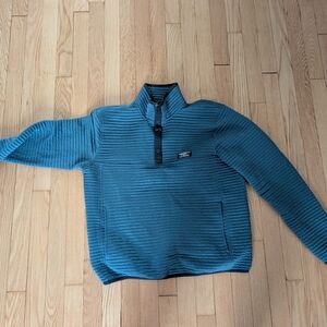 Men's Blue LL Bean Airlight Pullover